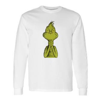 Dr Seuss Classic Sly Grinch Long Sleeve T-Shirt | Favorety