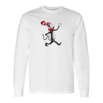 Dr Seuss Strolling Cat Long Sleeve T-Shirt | Favorety