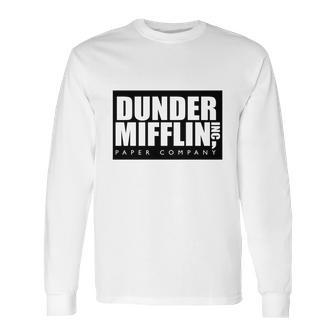 Dunder Mifflin Paper Company Long Sleeve T-Shirt | Favorety