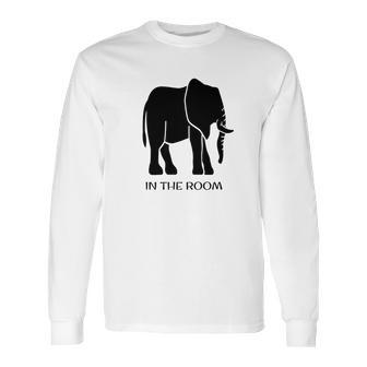 Elephant In The Room Funny Long Sleeve T-Shirt | Favorety DE