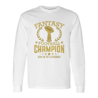 Fantasy Football Champion Long Sleeve T-Shirt | Favorety AU