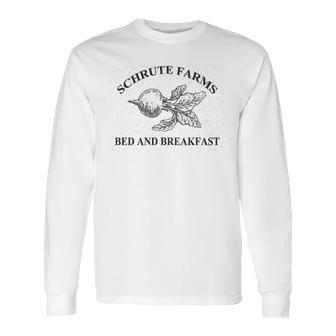 Farms Dunder Mifflin The Office Heather Grey Long Sleeve T-Shirt | Favorety AU