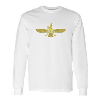 Farvahar Faravahar Farohar Farsi Persian Iranian Long Sleeve T-Shirt | Favorety DE