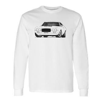 Ford Torino 1972 White Car Long Sleeve T-Shirt | Favorety