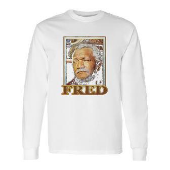 Fred Sanford Retro Portrait Long Sleeve T-Shirt | Favorety AU