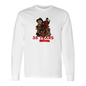 Freddy Krueger 35 Years Of Nightmare On Elm Street 1984-2019 Shirt Long Sleeve T-Shirt | Favorety UK