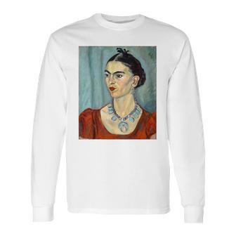 Frida Kahlo Portrait Art Long Sleeve T-Shirt | Favorety DE