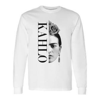 Frida Kahlo Portrait Retro Long Sleeve T-Shirt | Favorety CA