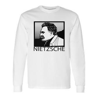 Friedrich Nietzsche T-Shirt Philosopher Philosophy Tee Long Sleeve T-Shirt | Favorety UK