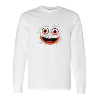 Funny Gritty Mascot Face Long Sleeve T-Shirt | Favorety DE