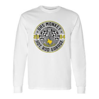 Gas Monkey Garage Racer Style Badge Long Sleeve T-Shirt | Favorety UK