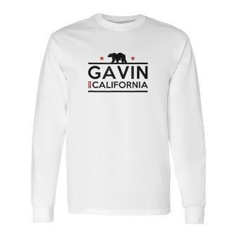 Gavin Newsom For California Governor Campaign Long Sleeve T-Shirt | Favorety CA