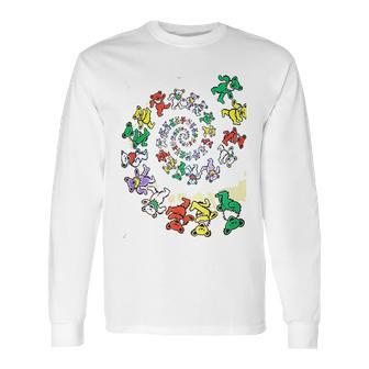 Grateful Dead Spiral Bears Tie Dye Long Sleeve T-Shirt | Favorety UK