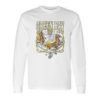 Green Bay Fan Gb Fantasy Football Long Sleeve T-Shirt | Favorety AU