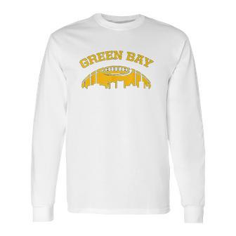 Green Bay Skyline Green Bay Football Long Sleeve T-Shirt | Favorety DE