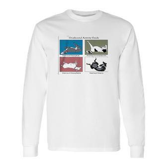 Greyhound Activity Guide Ash Grey Long Sleeve T-Shirt | Favorety