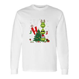 Grinch Hohoho Long Sleeve T-Shirt | Favorety