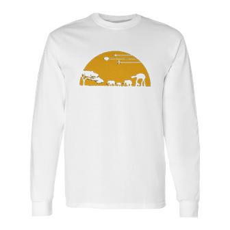 Guerrilla Tees At At Movie Long Sleeve T-Shirt | Favorety