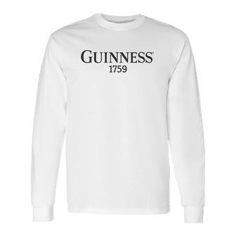 Guinness Green And Grey Heathered Vintage Baseball Long Sleeve T-Shirt | Favorety CA