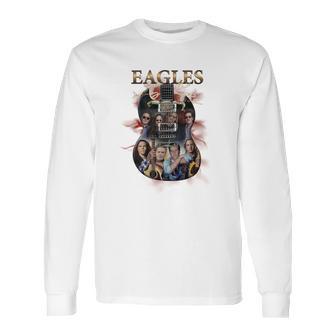 Guitar Eagles Rock Band Signatures Shirt Long Sleeve T-Shirt | Favorety AU