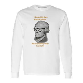 Hamilton Musical Broadway Long Sleeve T-Shirt | Favorety