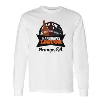 Hanshaw Liquor Orange Ca Long Sleeve T-Shirt | Favorety AU