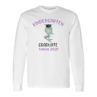 Happy Lion Mermaid Kindergarten Graduation Long Sleeve T-Shirt | Favorety DE