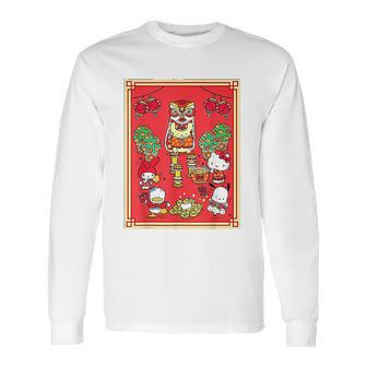 Hello Kitty And Friends Happy Lunar New Year Long Sleeve T-Shirt | Favorety AU