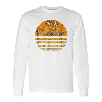 Hermosa Ca Vintage Retro 70S Throwback Surf Long Sleeve T-Shirt | Favorety CA