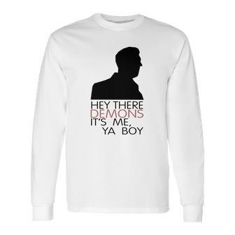 Hey There Demons Red Unsolved Buzzfeed Long Sleeve T-Shirt | Favorety AU