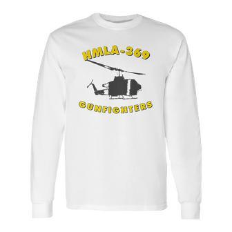 Hmla-369 Gunfighters Helicopter Attack Squadron Long Sleeve T-Shirt | Favorety AU