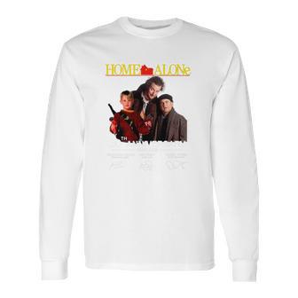 Home Alone 30Th Anniversary 1990-2020 Signature Shirt Long Sleeve T-Shirt | Favorety