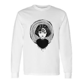 Horror Junji Ito Uzumaki Manga Long Sleeve T-Shirt | Favorety