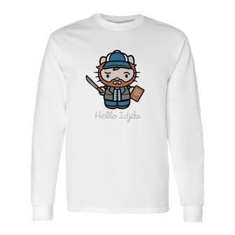 Idjits Supernatural Bobby Singer Idjits Tv Show Demon Hunte Long Sleeve T-Shirt | Favorety