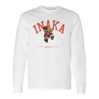 Inaka Basketball Bear Limited Design Long Sleeve T-Shirt | Favorety UK