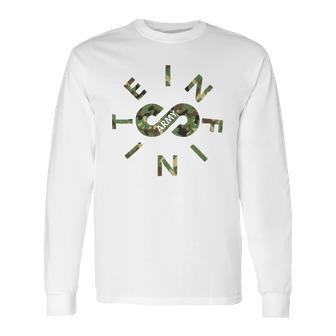 Infinite Lists Army Camo Long Sleeve T-Shirt | Favorety CA