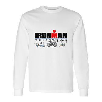 Ironman Triathlon Snoopy Long Sleeve T-Shirt | Favorety AU