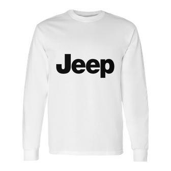 Jeep Classic Word Art Long Sleeve T-Shirt | Favorety AU