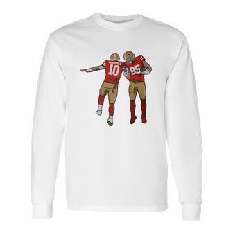 Jimmy Garoppolo X George Kittle San Francisco 49Ers T-Shirt Long Sleeve T-Shirt | Favorety DE