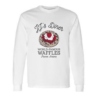 Jjs Diner Leslie Worlds Best Waffles Tv Show Long Sleeve T-Shirt | Favorety DE