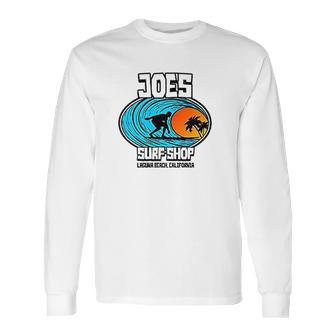 Joes Surf Shop Graphic Art Long Sleeve T-Shirt | Favorety AU