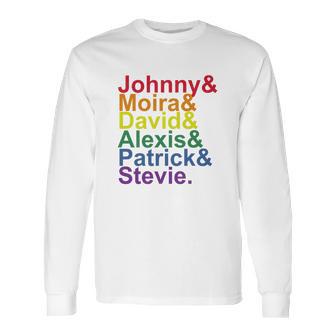 Johnny Moira David Alexis Patrick Stevie Pride Schitts Creek Classic Long Sleeve T-Shirt | Favorety UK