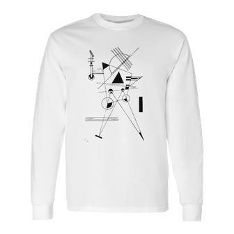 Kandinsky Drawing For Point And Line To Plane 1925 Artwork Long Sleeve T-Shirt | Favorety CA