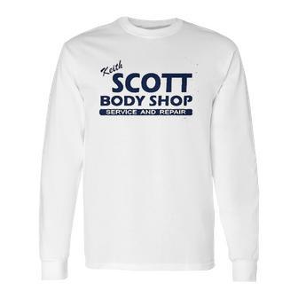 Keith Scott Body Shop North Carolina Long Sleeve T-Shirt | Favorety AU