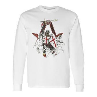 Knights Templar And Freemason Long Sleeve T-Shirt | Favorety