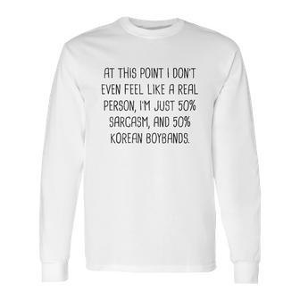 Korean Pop Clothes Kpop K Pop Korean Drama Merchandise Long Sleeve T-Shirt | Favorety DE