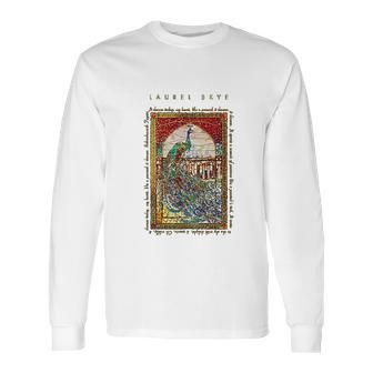 Laurel Skye Peacock Mosaic Art Long Sleeve T-Shirt | Favorety CA