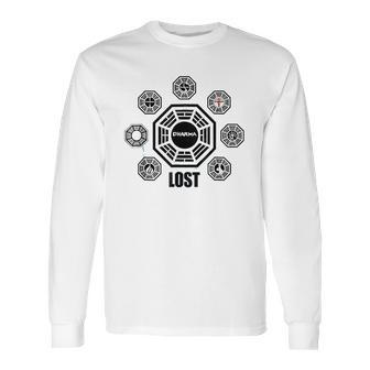 Lost Dharma Station Logos Long Sleeve T-Shirt | Favorety UK
