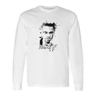 Malcolm X Grunge Long Sleeve T-Shirt | Favorety UK