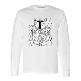 The Mandalorian Muted Warrior Long Sleeve T-Shirt | Favorety DE